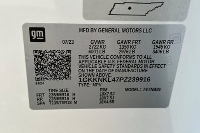 2023 GMC Acadia SLE