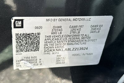 2020 GMC Acadia SLE