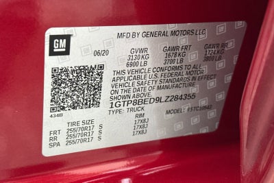 2020 GMC Sierra 1500 SLE