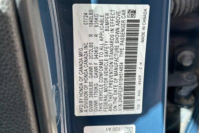 2025 Honda Civic Sedan Sport