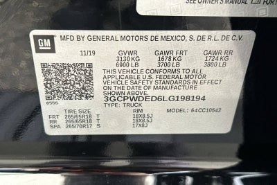 2020 Chevrolet Silverado 1500 RST