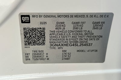 2025 Chevrolet Equinox LT
