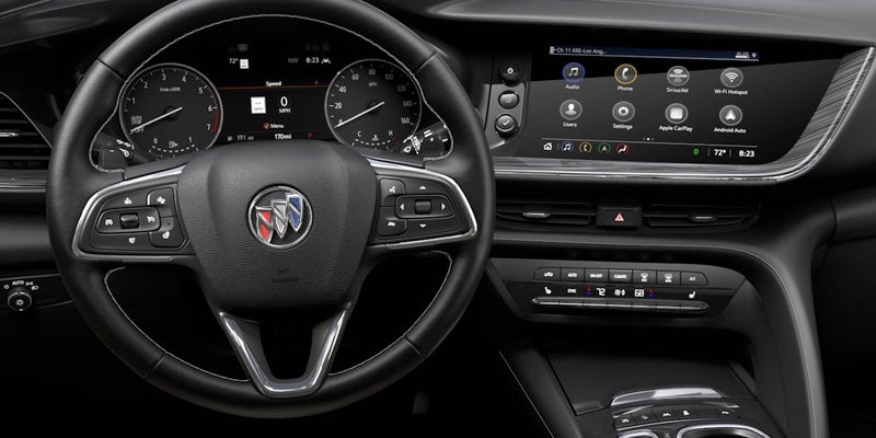 Buick interior view of the driviers seat