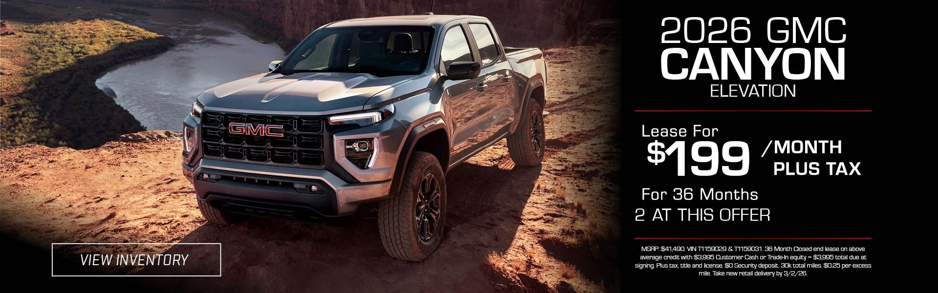 2026 GMC Canyon Elevation