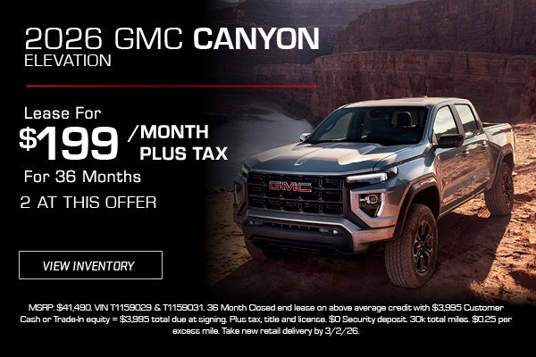 2026 GMC Canyon Elevation