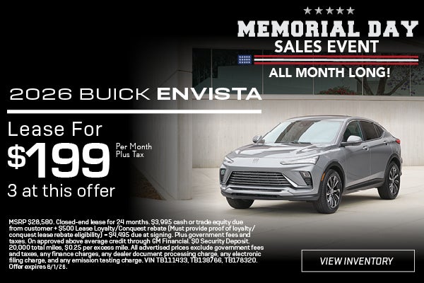 Memorial Day Sales Event