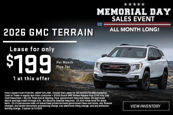 Memorial Day Sales Event