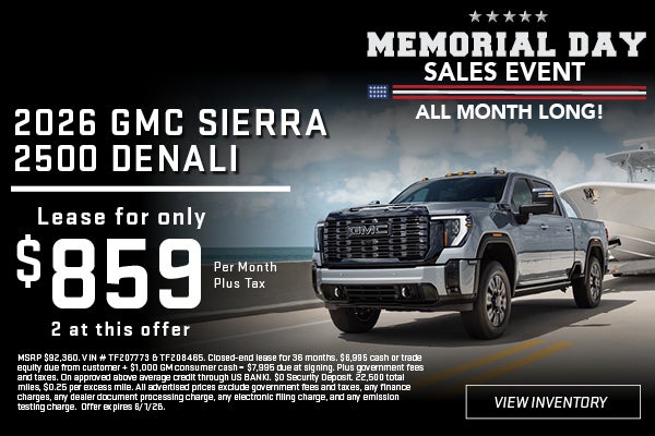 Memorial Day Sales Event
