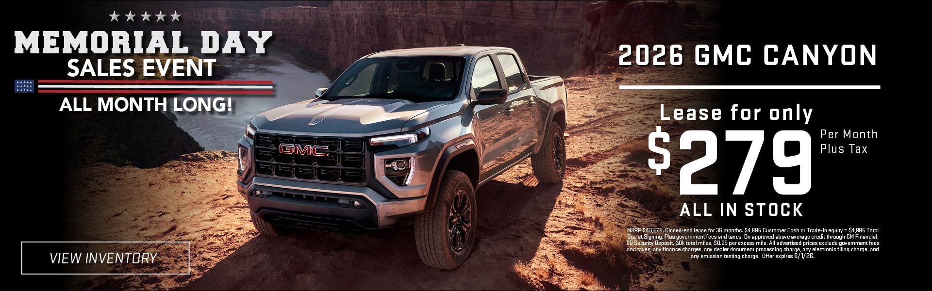 Memorial Day Sales Event