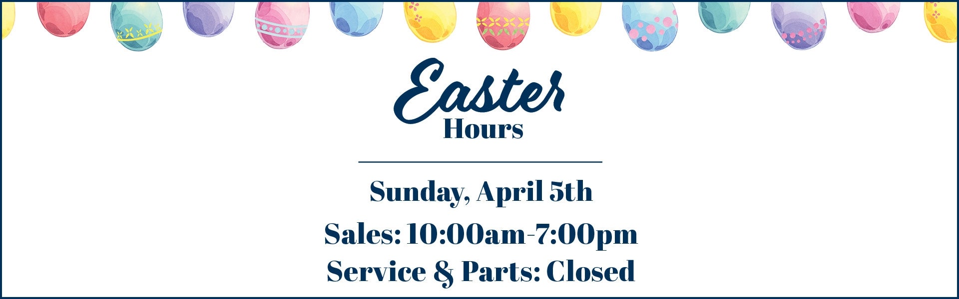 Easter Hours