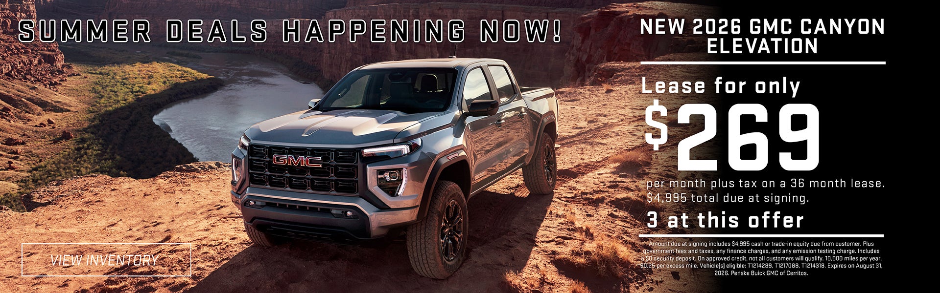 new 2026 GMC Canyon Elevation
