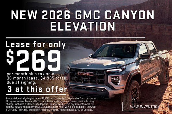 new 2026 GMC Canyon Elevation