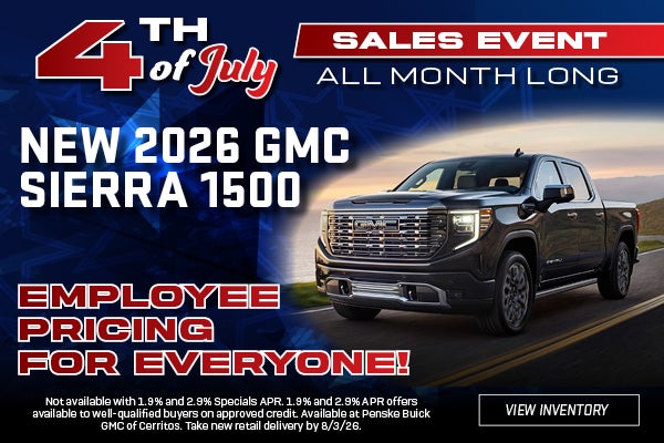 New 2026 GMC Sierra 1500