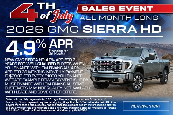 2026 GMC Sierra HD