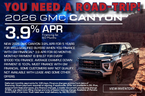 2026 GMC Canyon